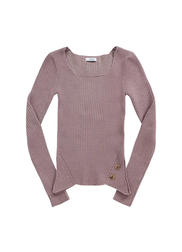SQUARE TWIM KNIT / PINK