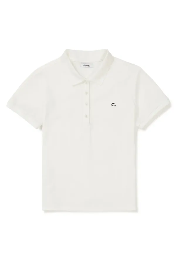 [24SS clove] Standard Pique T-Shirt_Women (White)