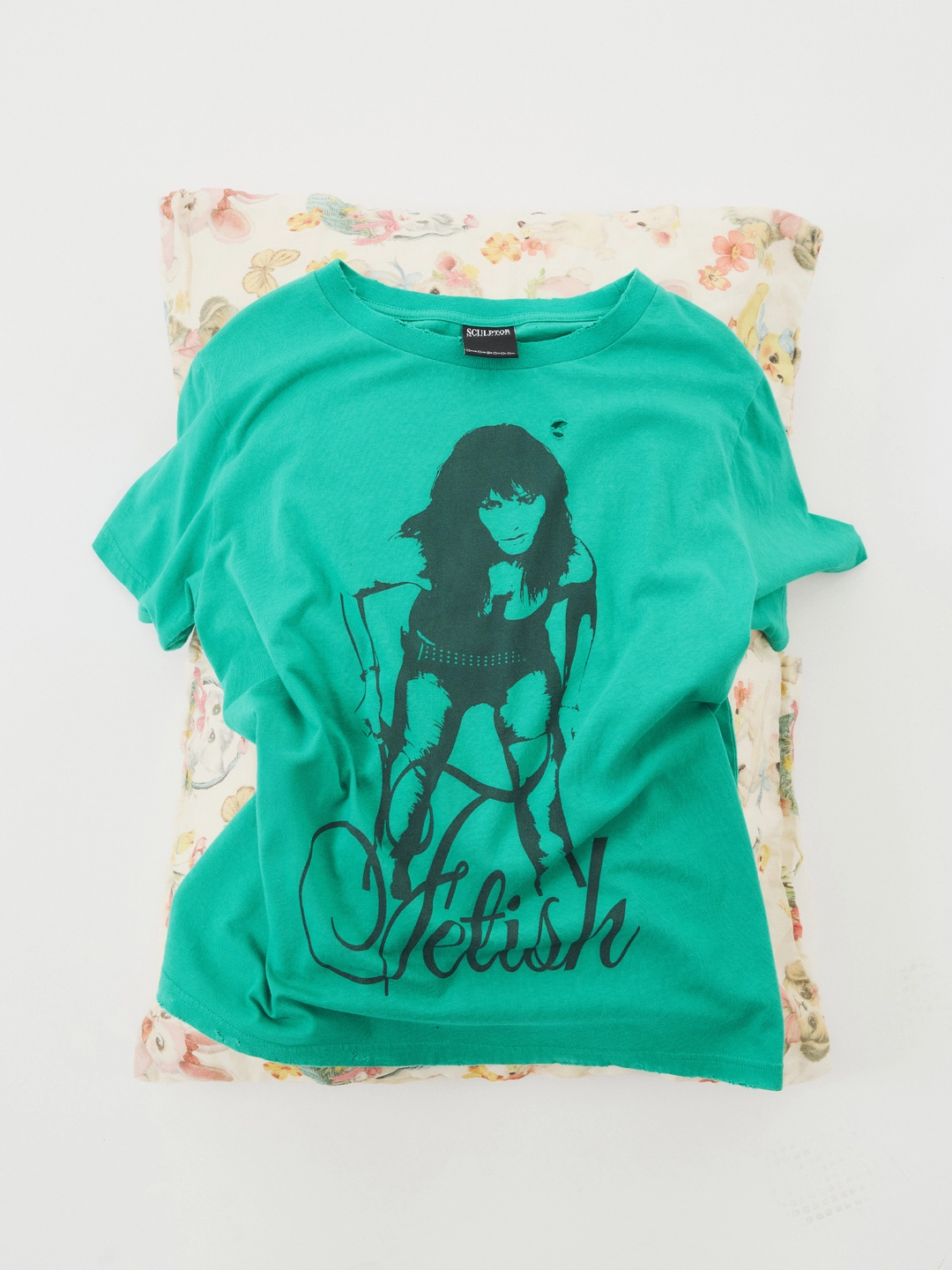 스컬프터 Distressed Muse Tee Turquoise 상품 이미지 1