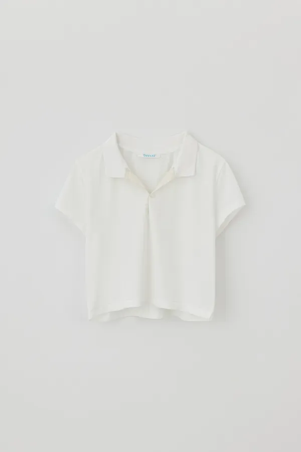 T/T Vars crop pk t-shirt (white)