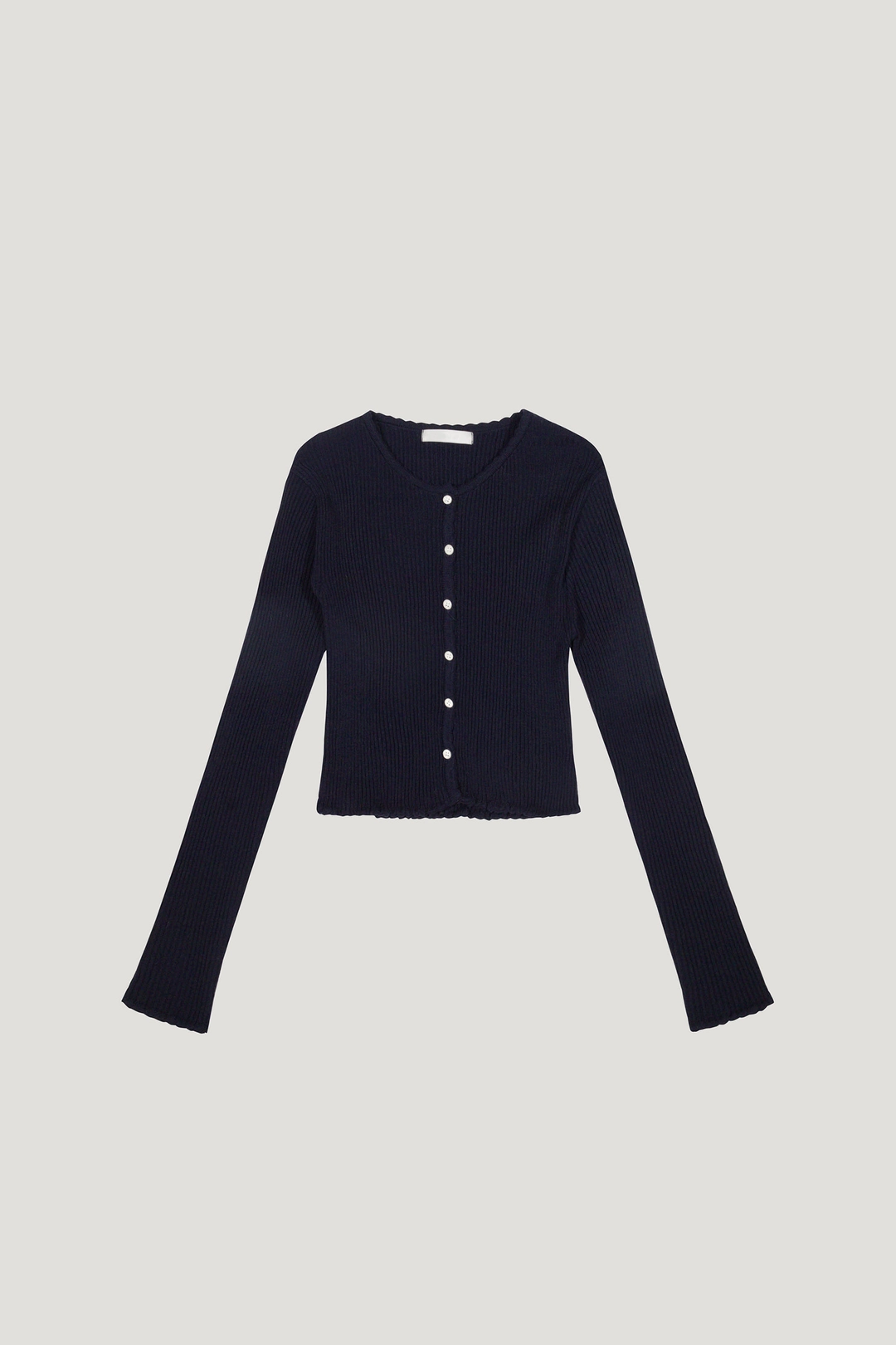 리브어리 Wave Line Cardigan (navy) 상품 이미지 1
