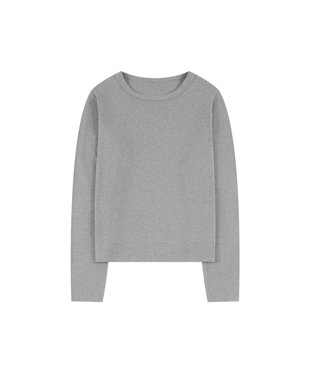 반원 아뜰리에 A3562 플루이드 롱 슬리브_Melange gray 상품 이미지 1