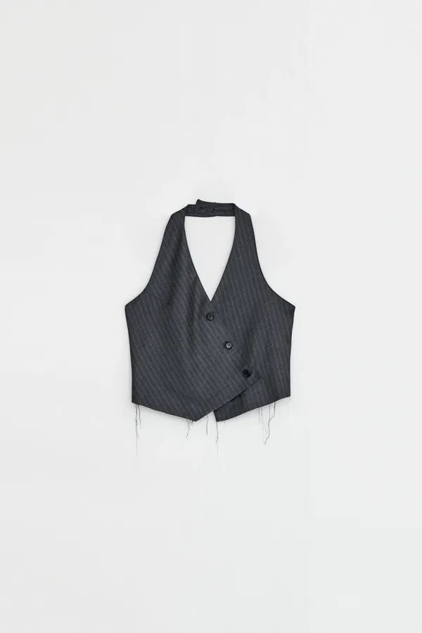 OFFSET HALTER VEST