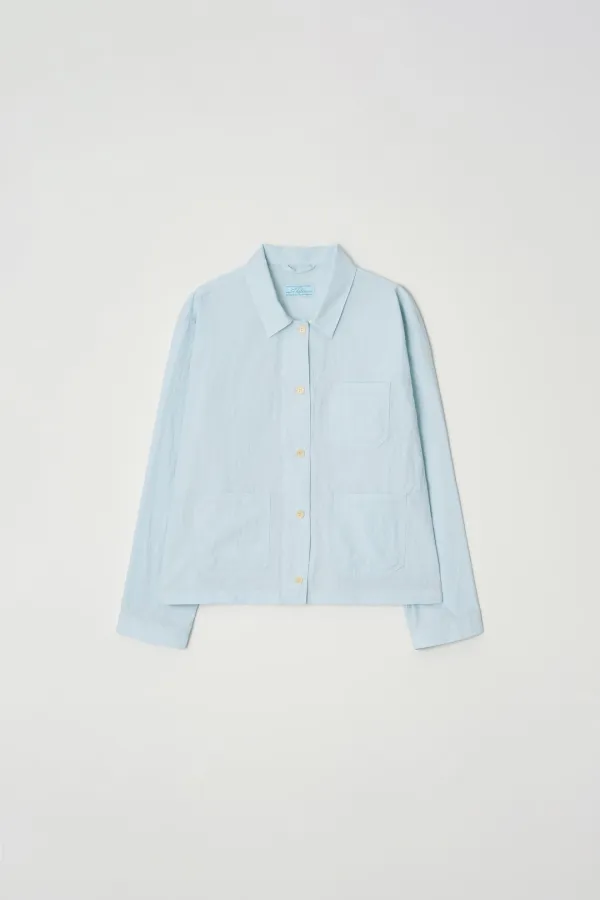 (1st) Airy Washing Jacket (Powder Blue)