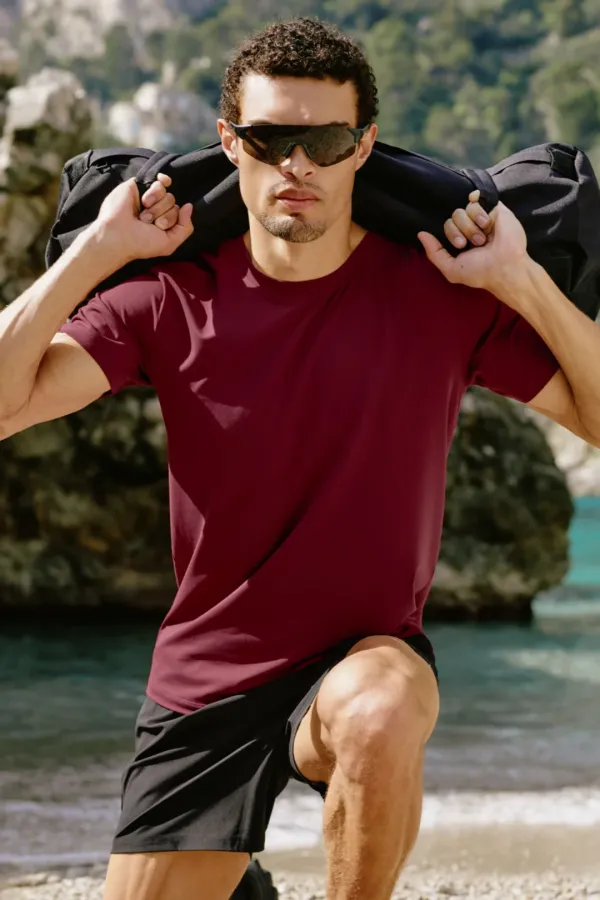 Conquer Reform Crewneck Short Sleeve - Garnet