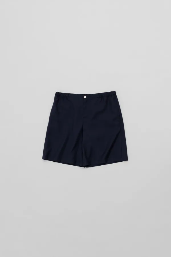 snap shorts (navy)
