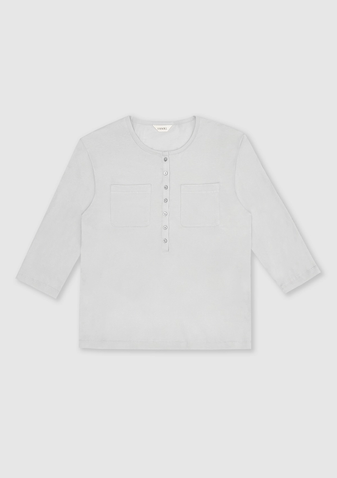 한올 Pocket Tee (Light Gray) 상품 이미지 1