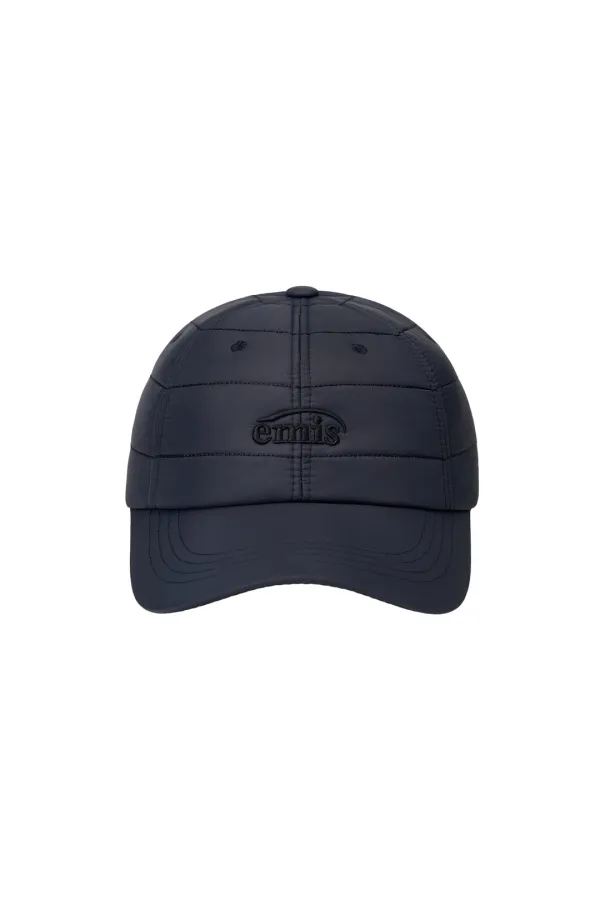 SMALL LOGO PADDED BALL CAP-BLACK