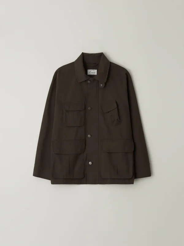 L\'eau hunting jacket_downtown brown