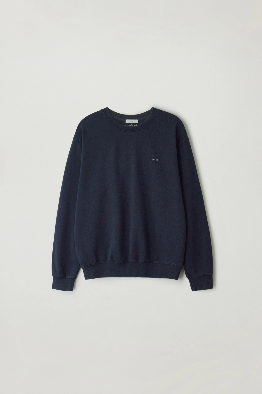 페세스 Washed cotton sweatshirt (Navy) 상품 이미지 1