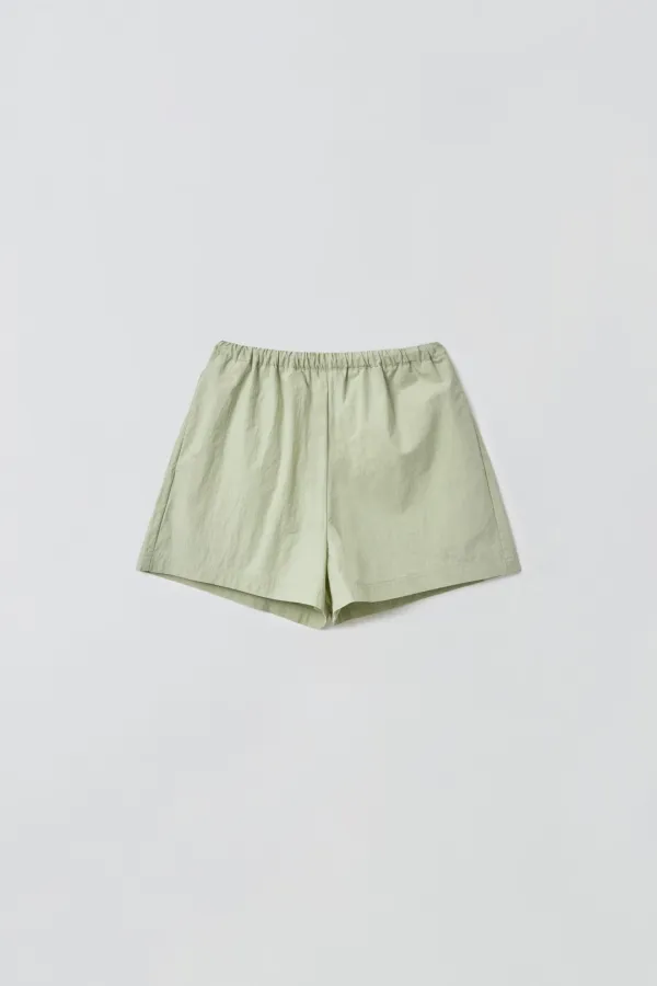 BASIC COTTON SHORTS_MINT