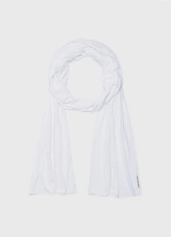Nue Drape Scarf / White