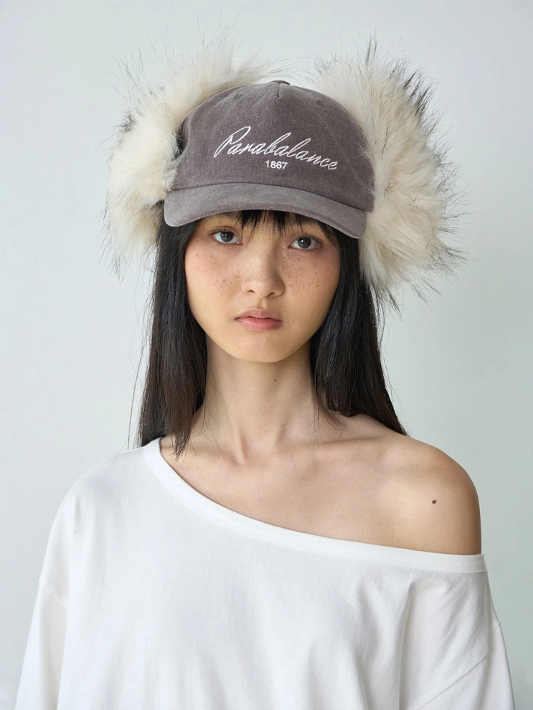 밀로 우먼 Fur Earflap Ball Cap [Vintage Brown] 상품 이미지 2