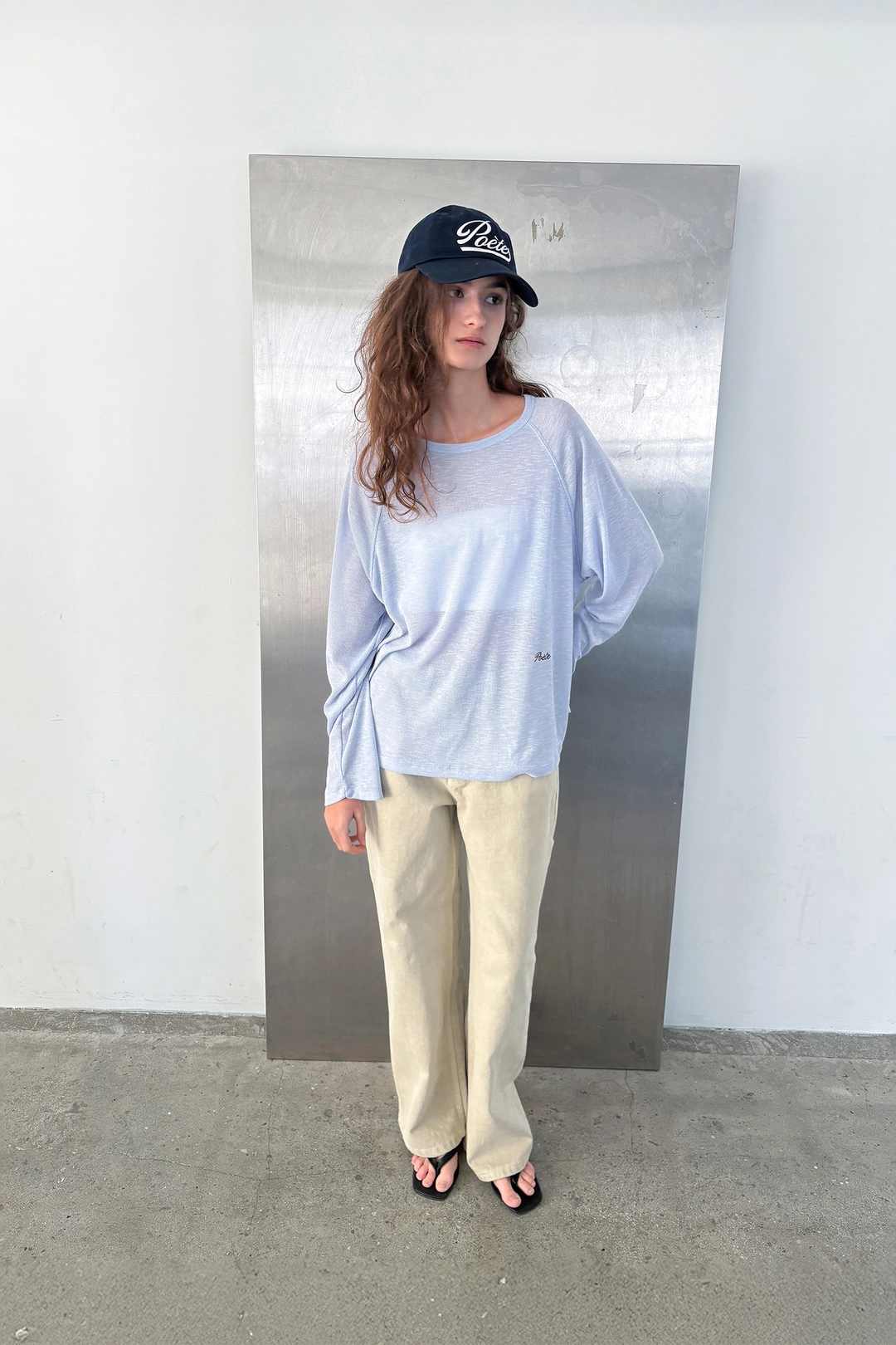 포에트 서울 [Restocks]airy raglan t-shirt_ice blue 상품 이미지 1