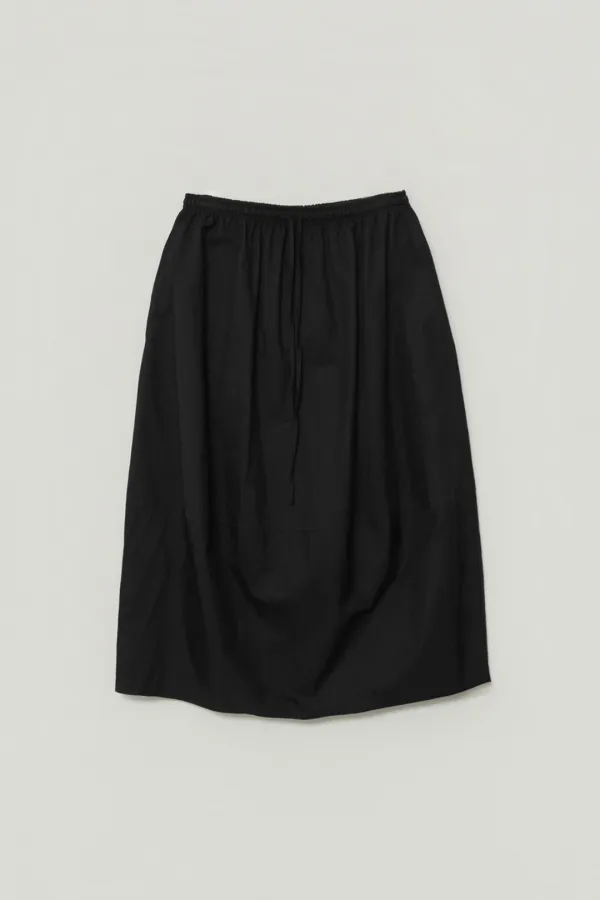 BOVEN BALLOON LONG SKIRT_BLACK