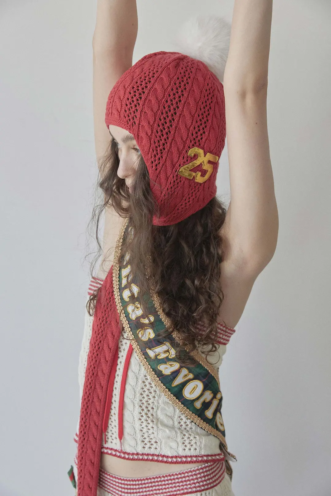 스컬프터 Naughty Girl Santa Beanie Red 상품 이미지 1