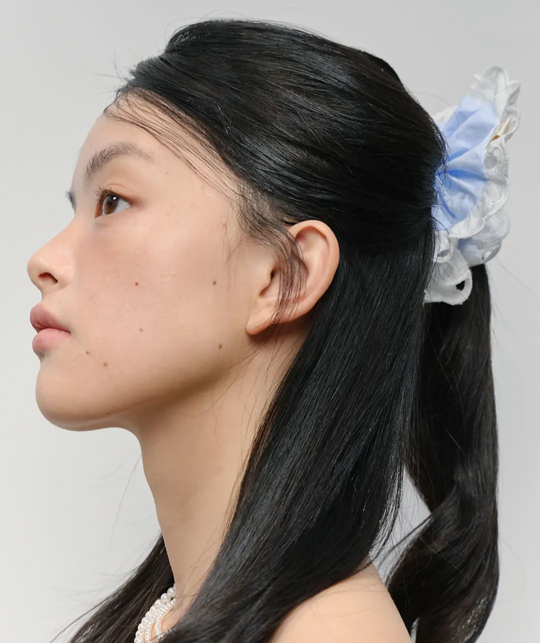 타입서비스 Lace Scrunchie [Sky Blue] 상품 이미지 2