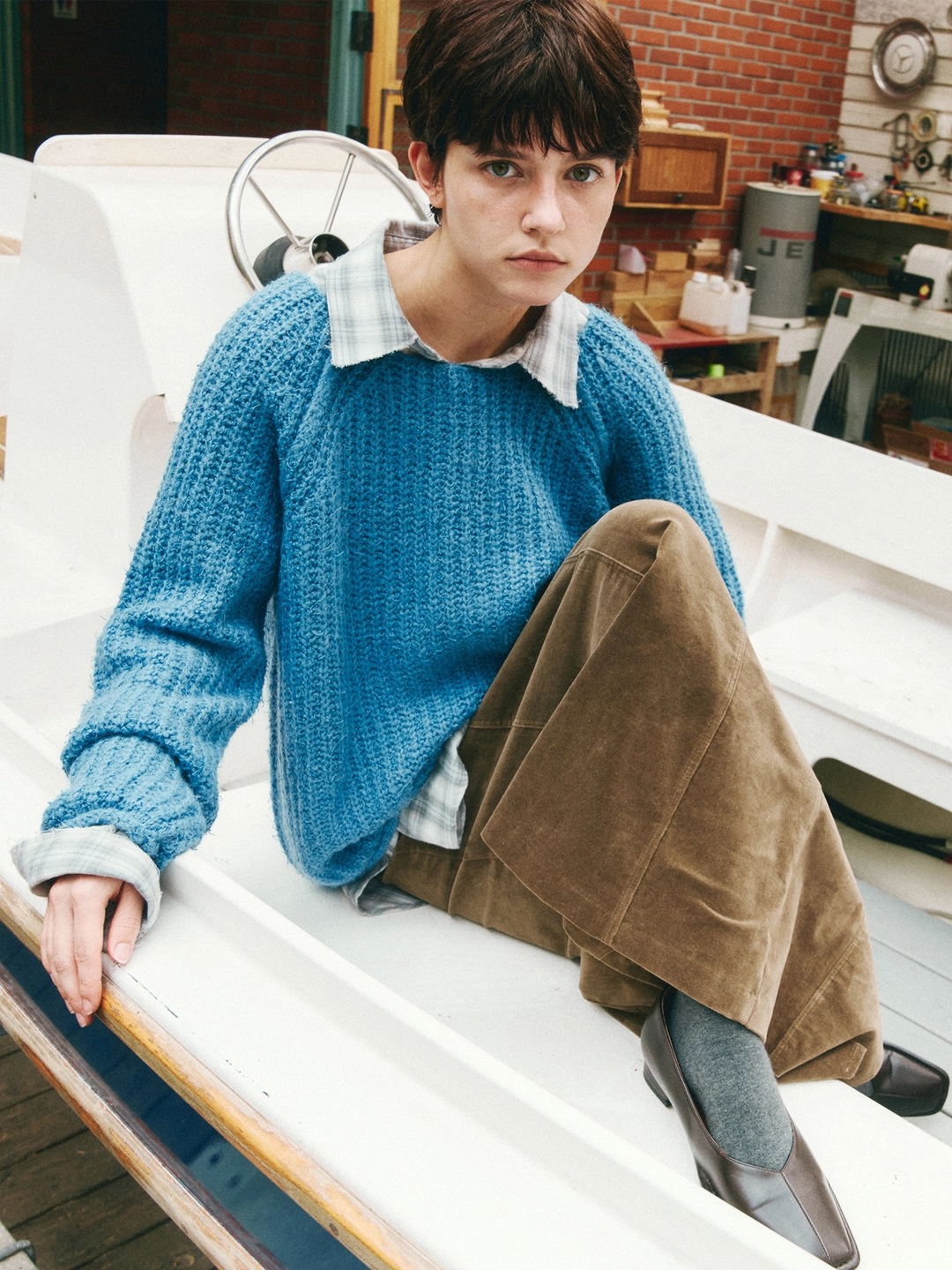 리볼드 Alpaca Boat-Neck NT_(Blue) 상품 이미지 2