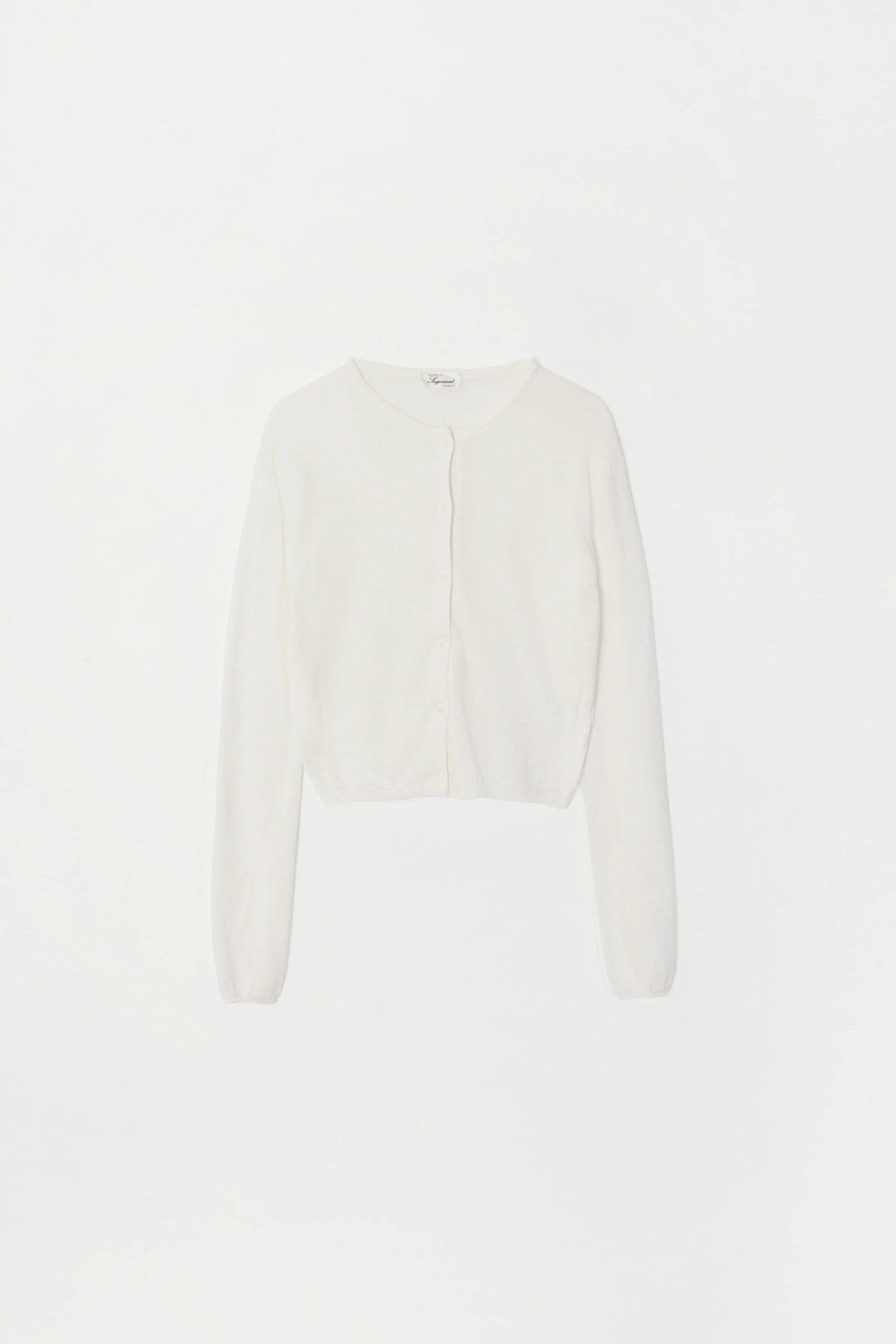 세이지먼트 HERAE HEMP ROUND-NECK CARDIGAN_IVORY 상품 이미지 1