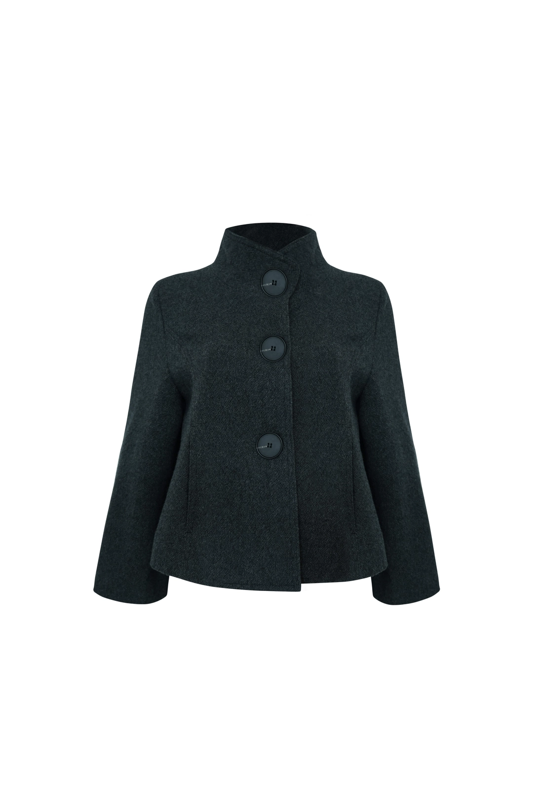 포코포스카 PANEL SHORT JACKET (GRAY) 상품 이미지 1