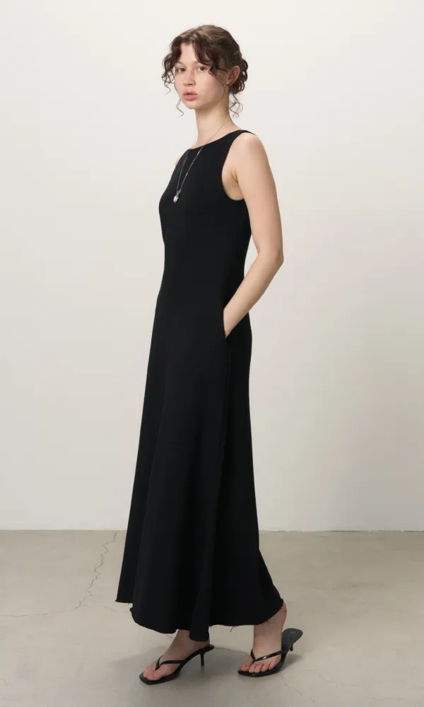 Chic And Feminine And Comfy Dress_Black