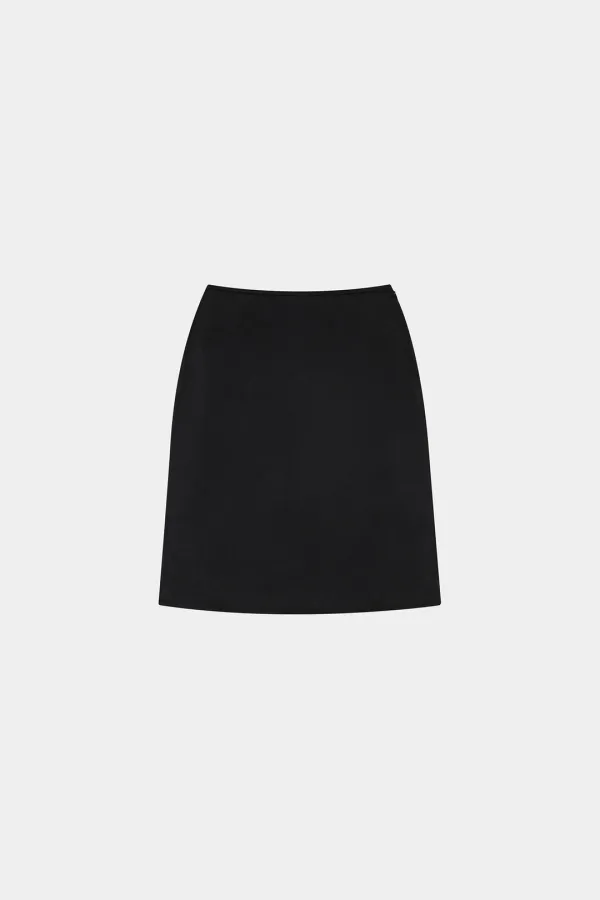 MARS SATIN MIDI SKIRT