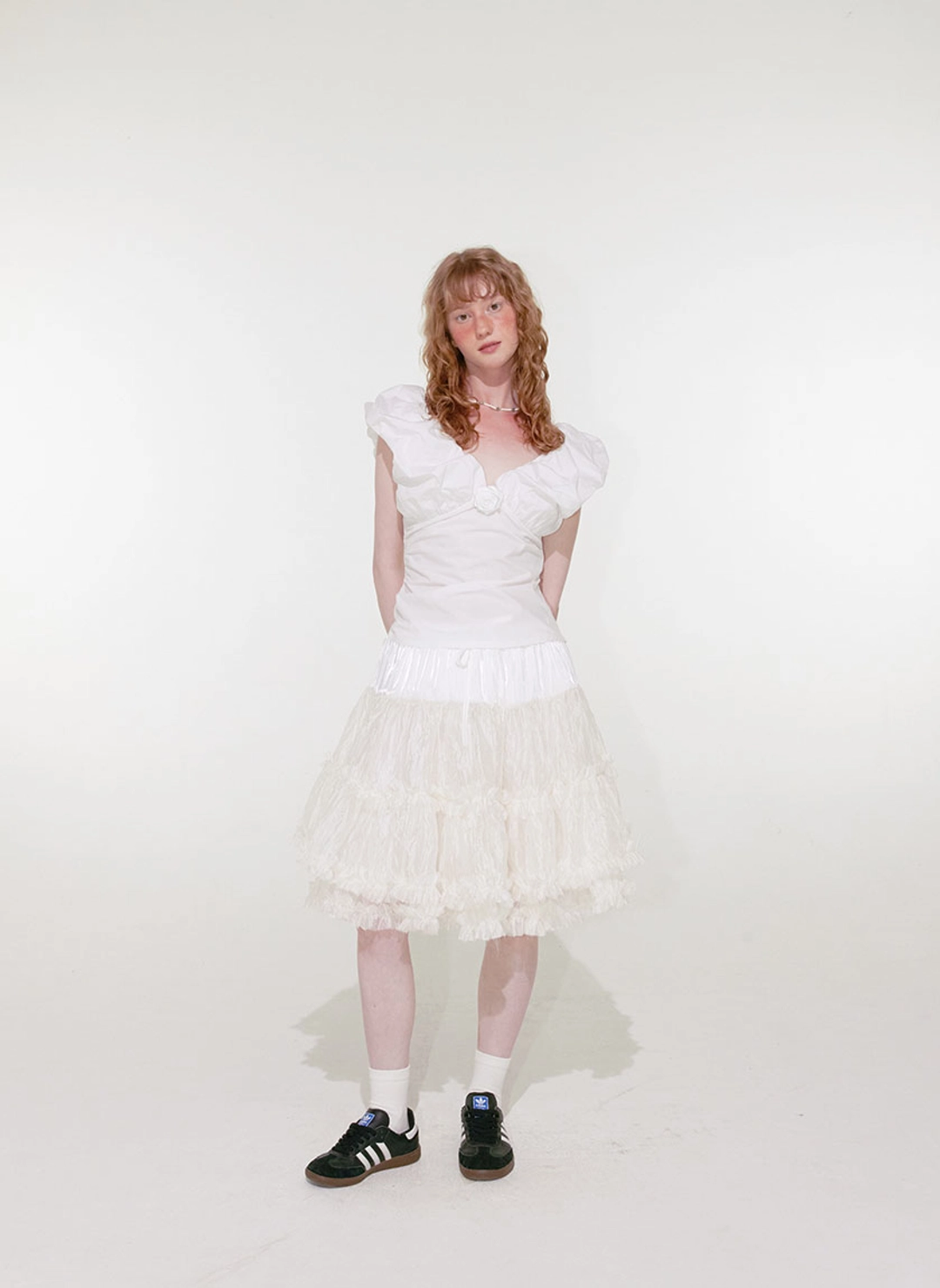 루루서울 Volume Puff Blouse (White) 상품 이미지 2