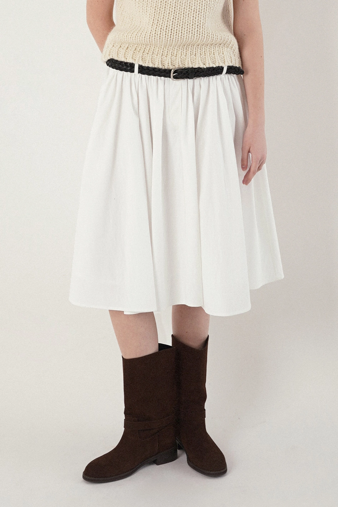 위드아웃썸머 Button midi skirt 상품 이미지 2