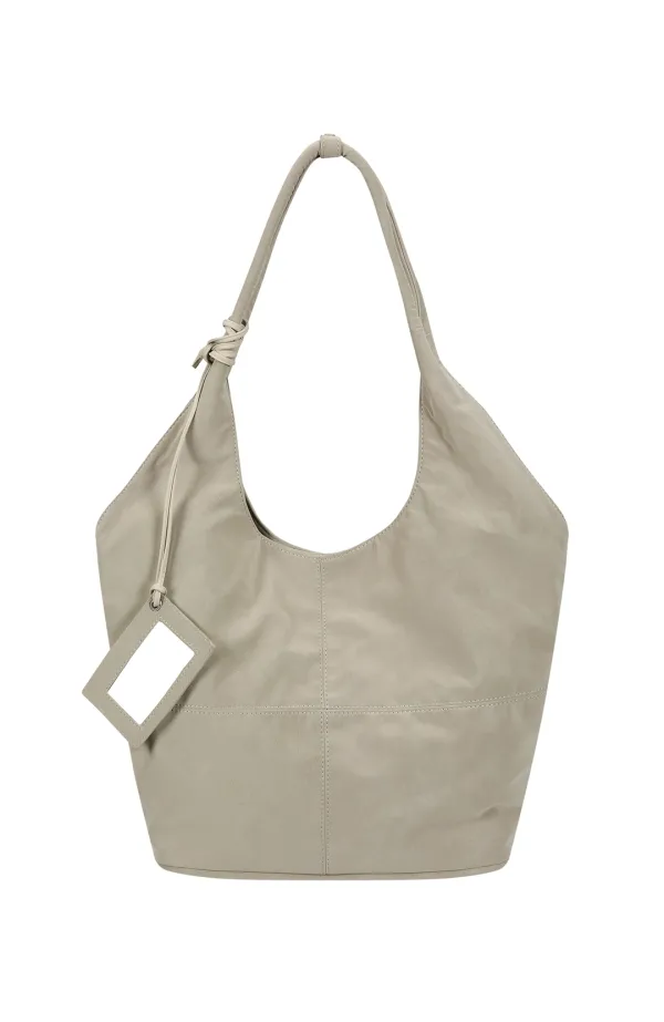 vase bag (nutty ivory) & mirror card charm set