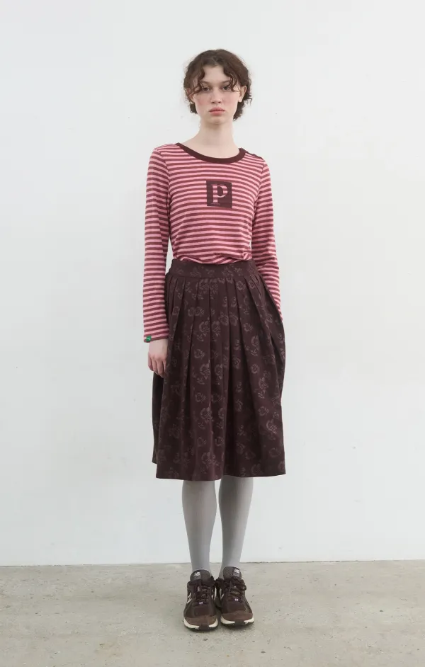 414. Rosy Pintuck SK_Red Brown