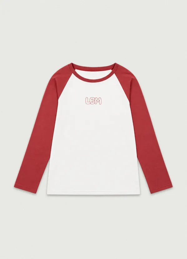 LBM Raglan T-Shirt [red] - LoveBymood