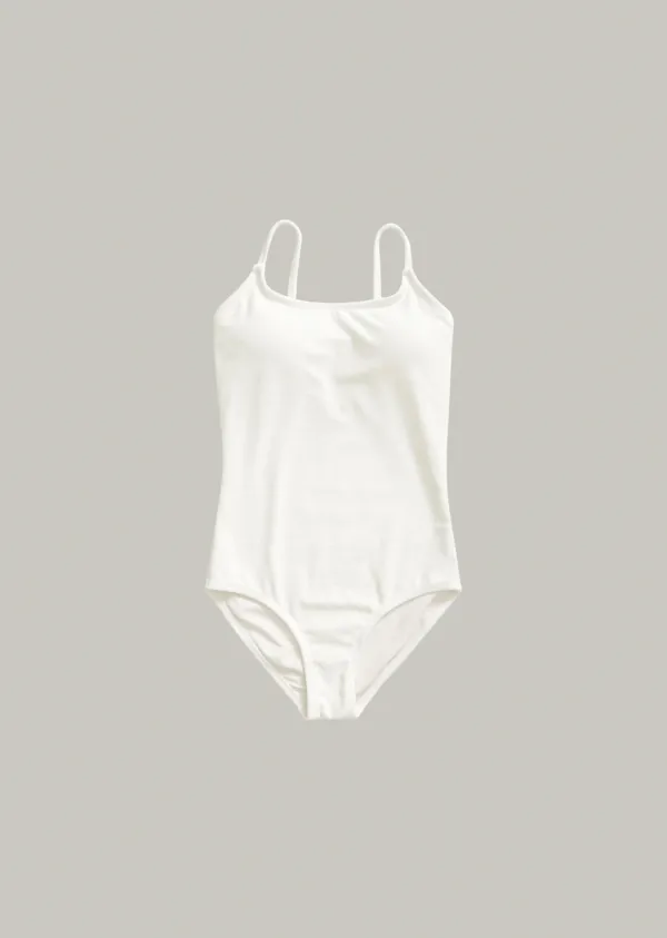 terry one-piece swimwear (ivory)