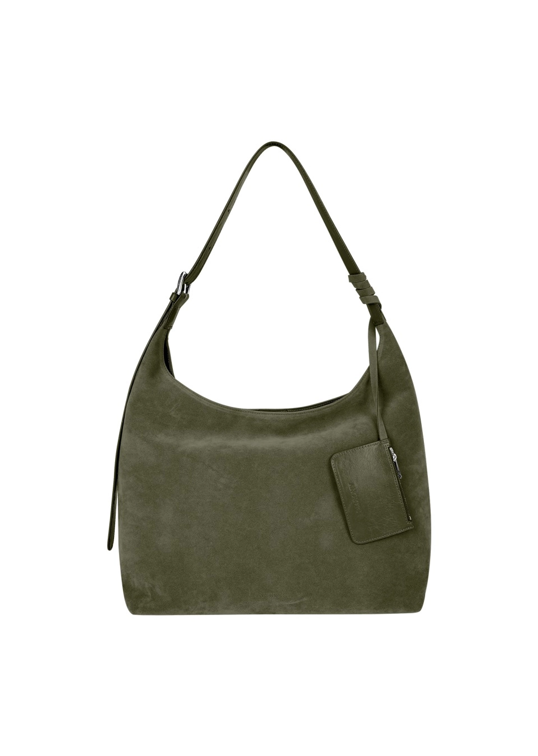 아노에틱 ANC SUEDE HOBO BAG & CARD WALLET SET_OLIVE 상품 이미지 1