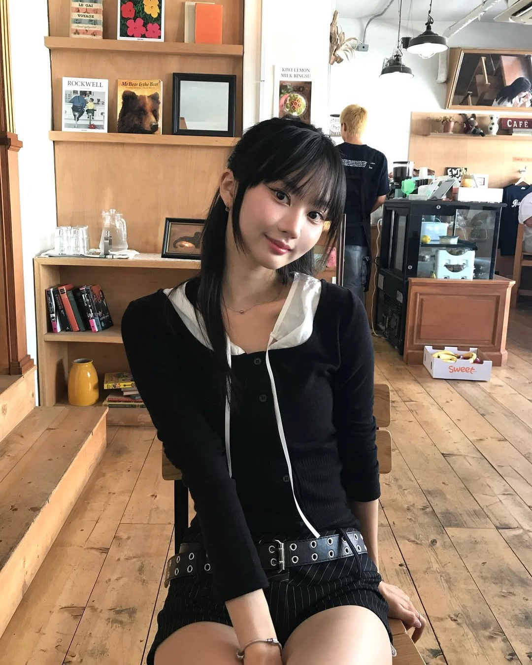 낫유어로즈 @pm6.47Kate top (Black) 상품 이미지 1