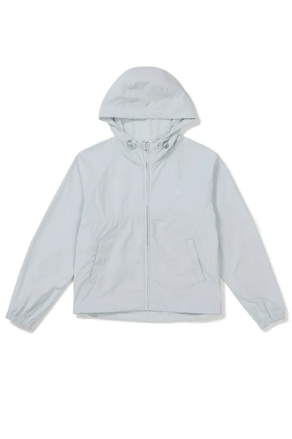 [26SS clove] Light Hooded Windbreaker (Sky Blue)