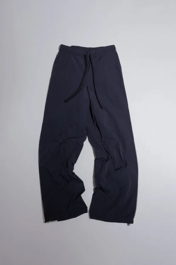 Mesh Nylon Track Pants Navy
