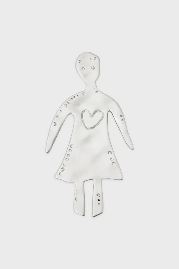 Flatty Girl Multi Pin (Silver)