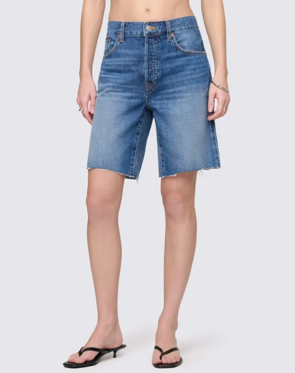 90s Comfy Short - Crystal Indigo