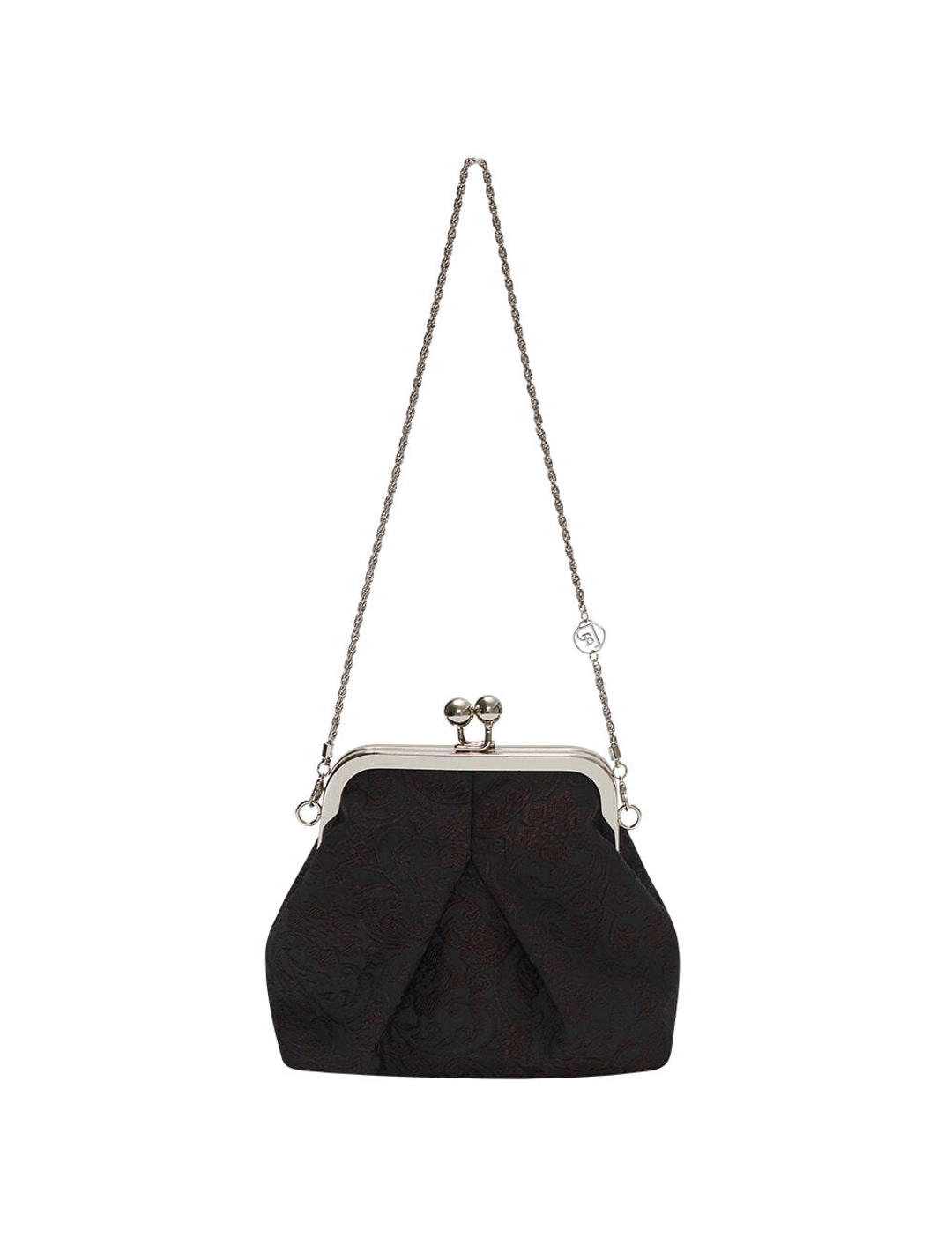 솔티페블 DAMASK CHAIN PURSE [BROWN] 상품 이미지 1
