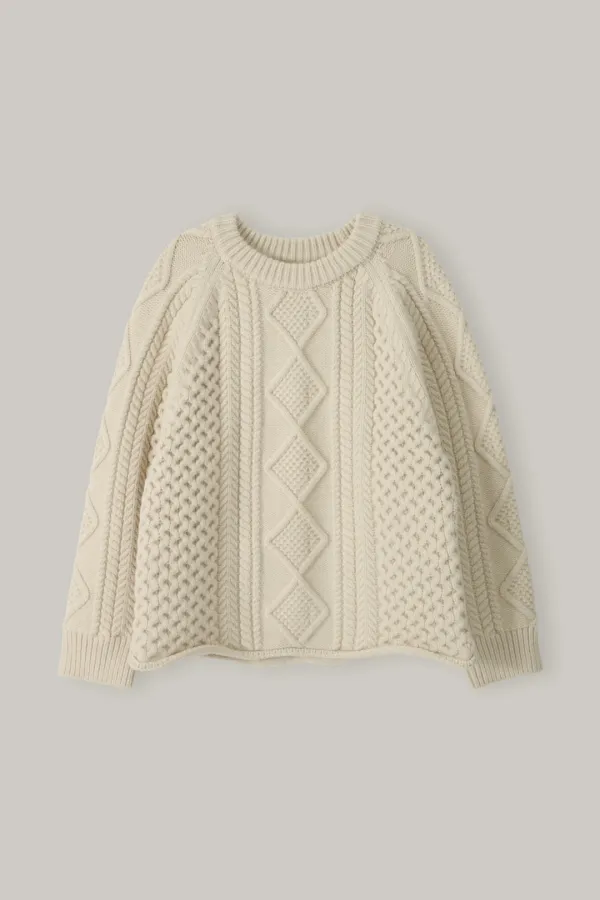 Aran Knit (Ivory)
