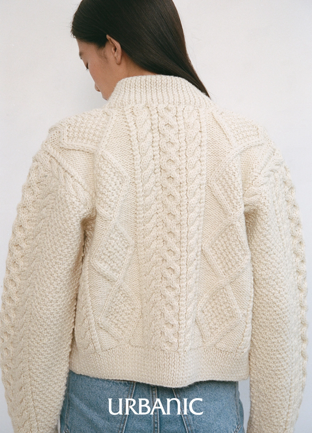 얼바닉30 (Sale) Donegal Cable Cardigan 상품 이미지 2