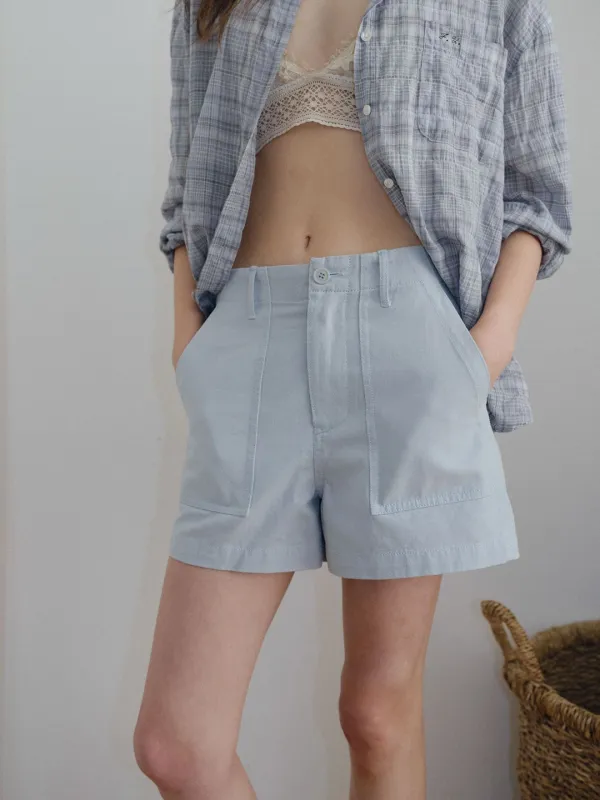 Safari Shorts (Sky Blue)