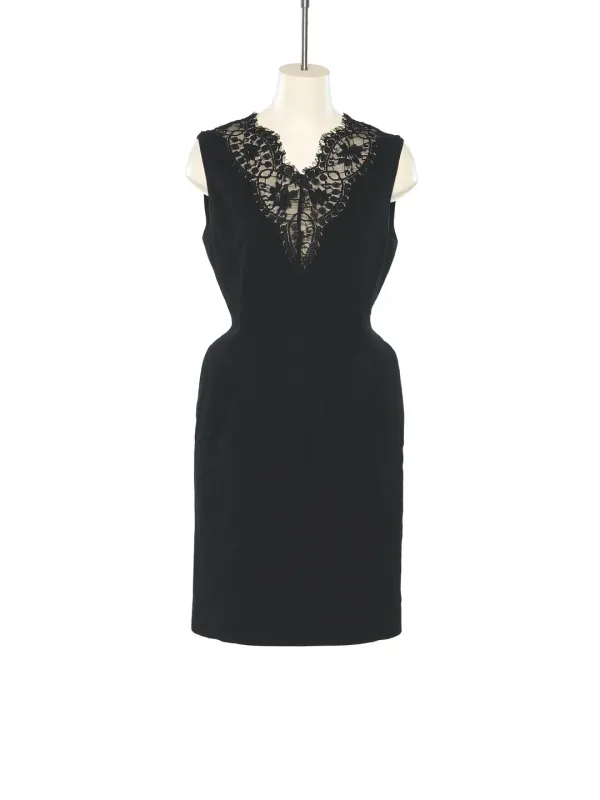 PS25 BLACK HOURGLASS DRESS