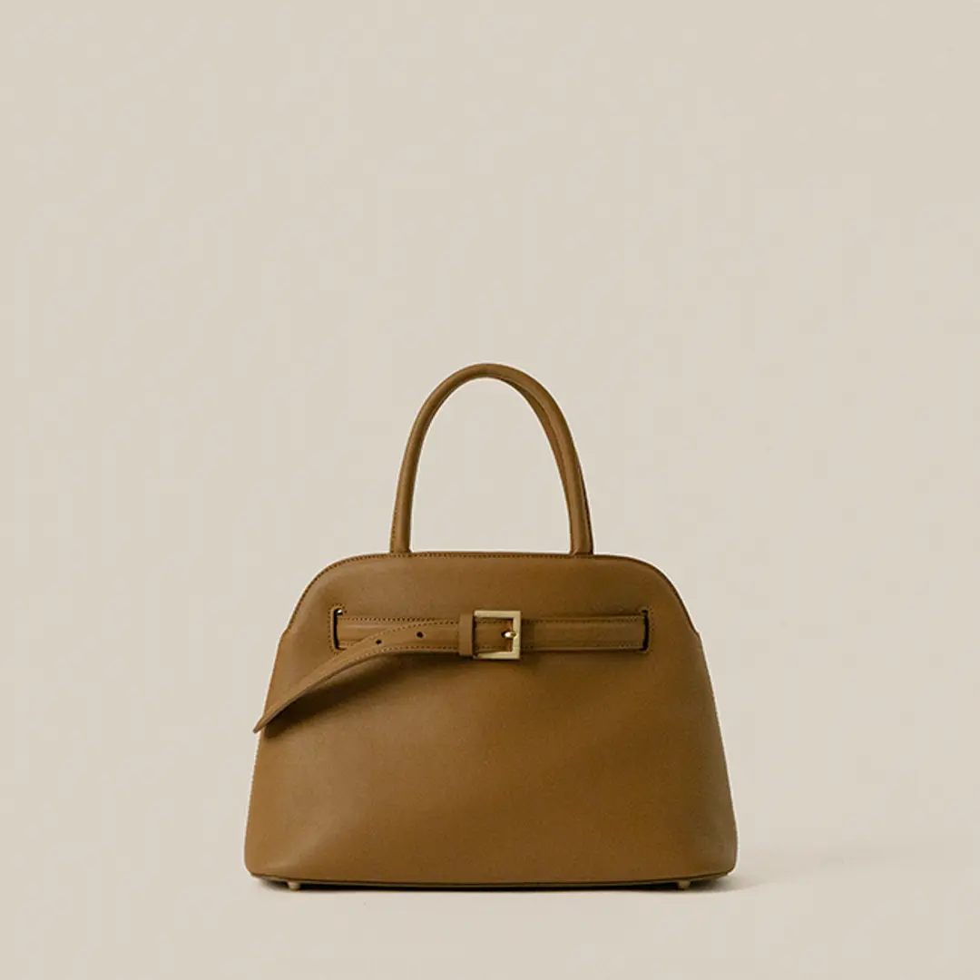 애테 SHIMO TOTE BAG MEDIUM_MILKY BROWN 상품 이미지 2