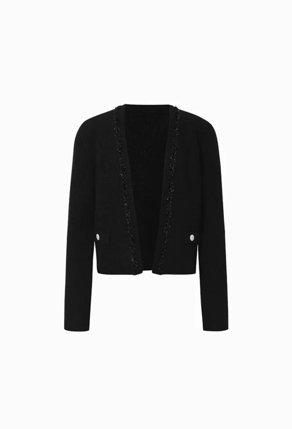 Lavina Knit Cardigan (Black)