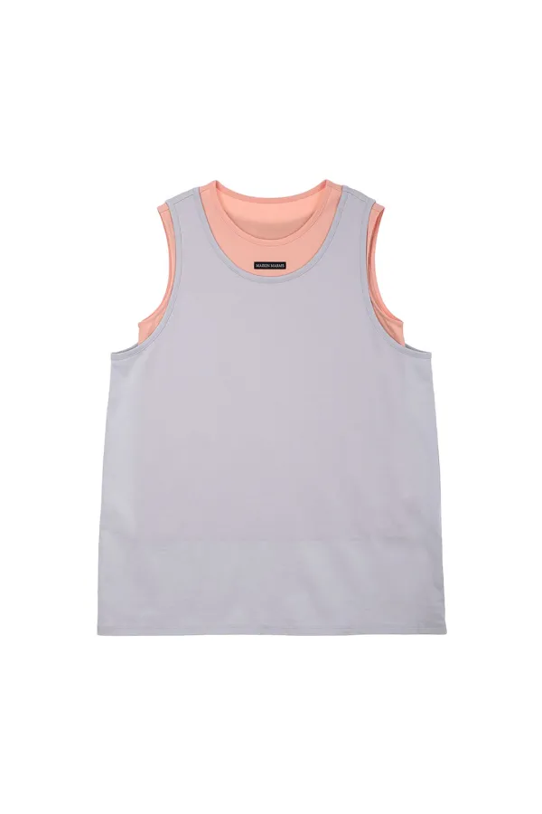 Sleeveless Set, Orange