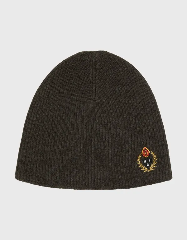 CREST WOOL BEANIE / M.Brown