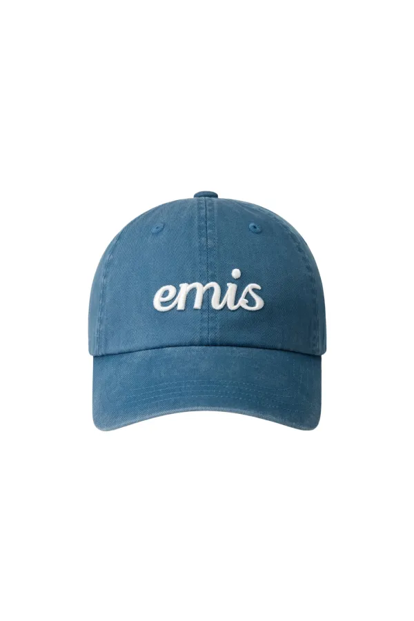 VINTAGE PIGMENT BALL CAP-BLUE GREEN