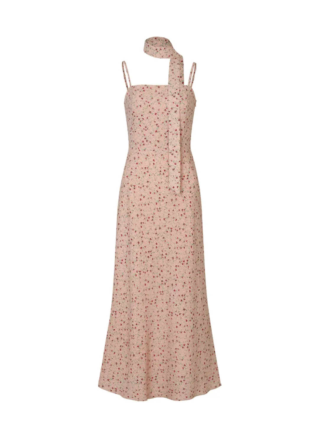 루루서울 [2차] Love Letter Slim Dress (Scarf Set / Pink) 상품 이미지 3