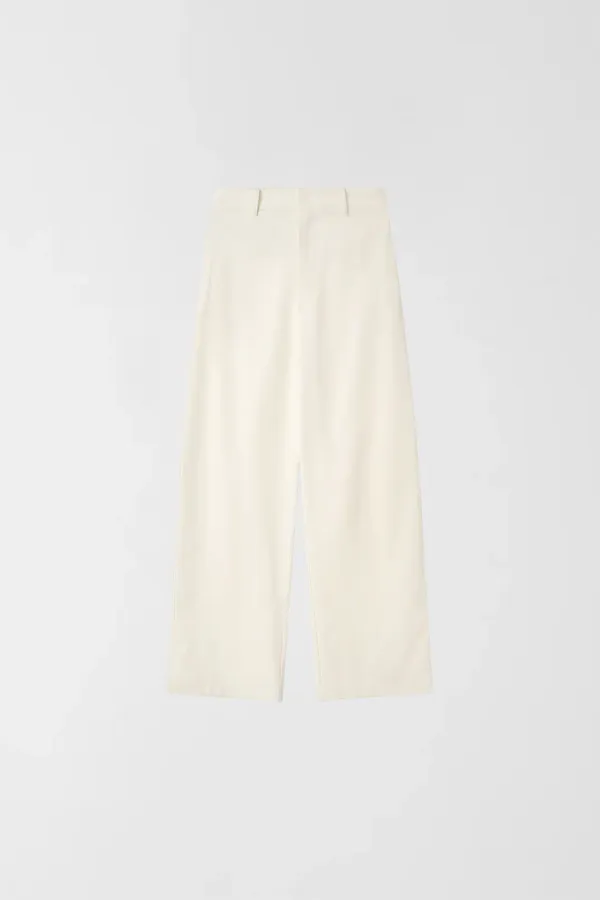 SOFT STRAIGHT TROUSERS_ECRU_OE1C2MPL10ECU